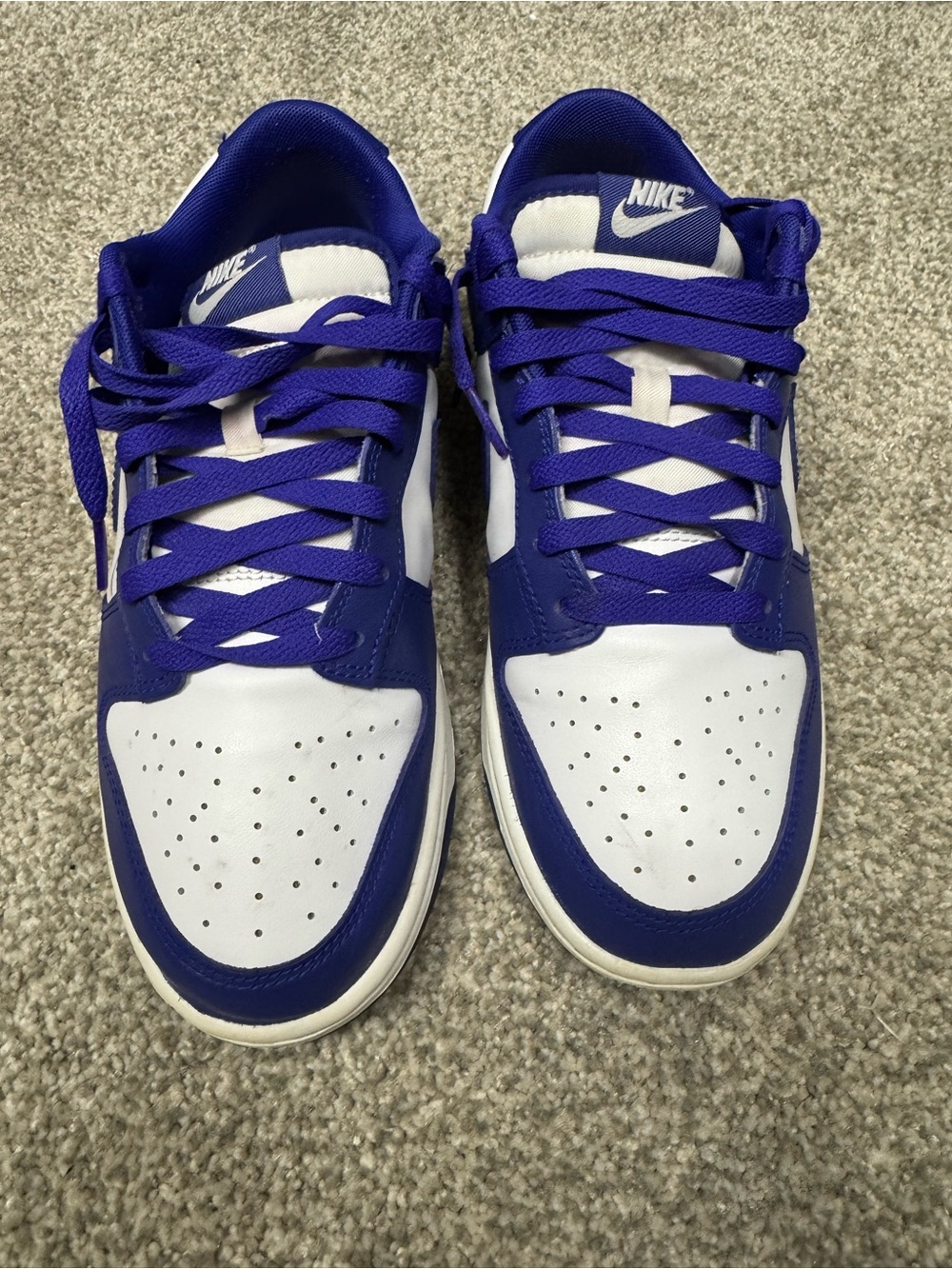 Nike Men’s low Kentucky  in White and Blue